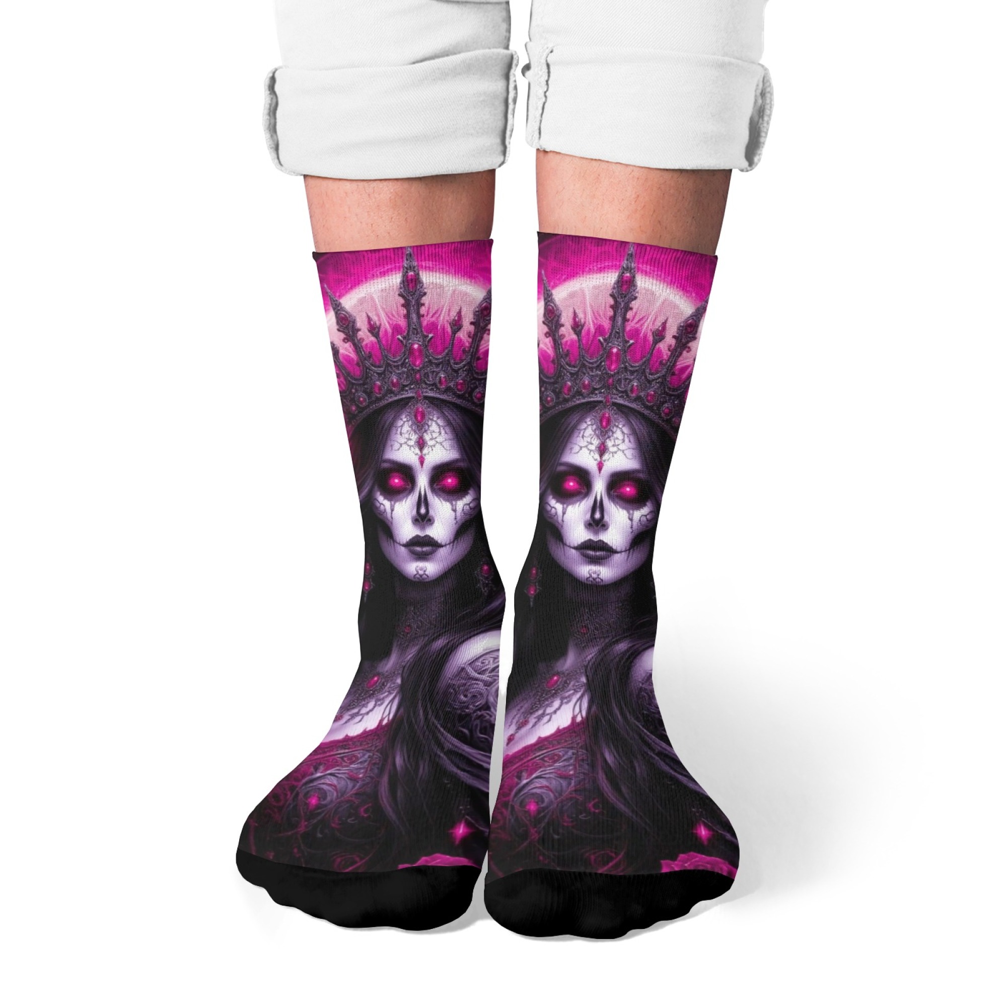 Queen Street Fashion - Носки в стиле Dark Gothic Art
