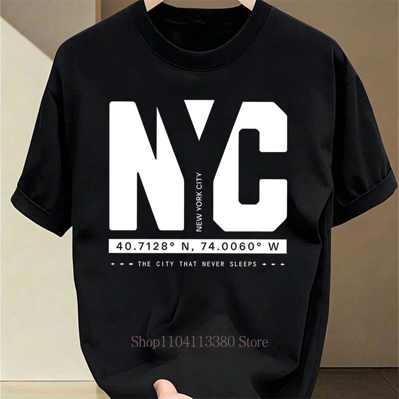 Street Fashion Nyc - Мужские футболки с графическим принтом Nyc,