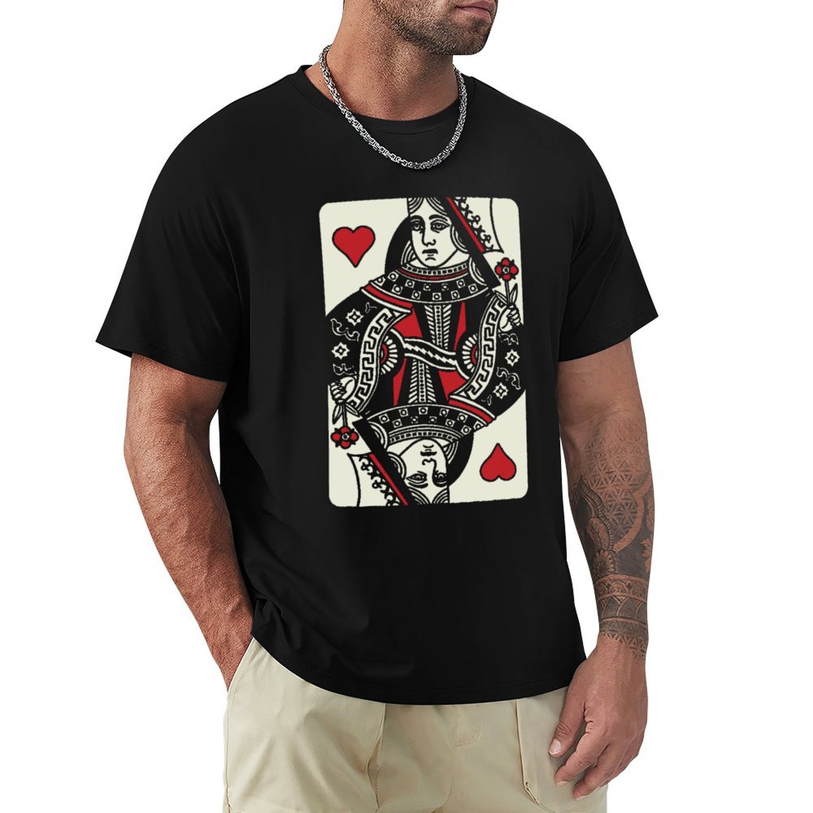 Queen Street Fashion - Футболка Queen of Hearts, повседневная футболка