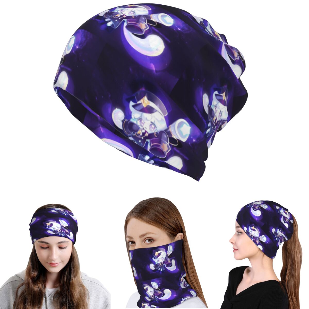 Bandana Multi Way - Многофункциональная бандана-маска-шарф Milky Way Cookie Run