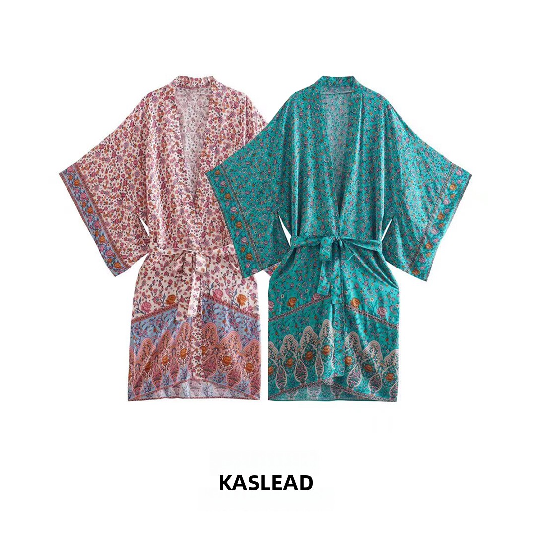 Street Fashion Kimono - Новое женское модное простое хлопковое кимоно-платье