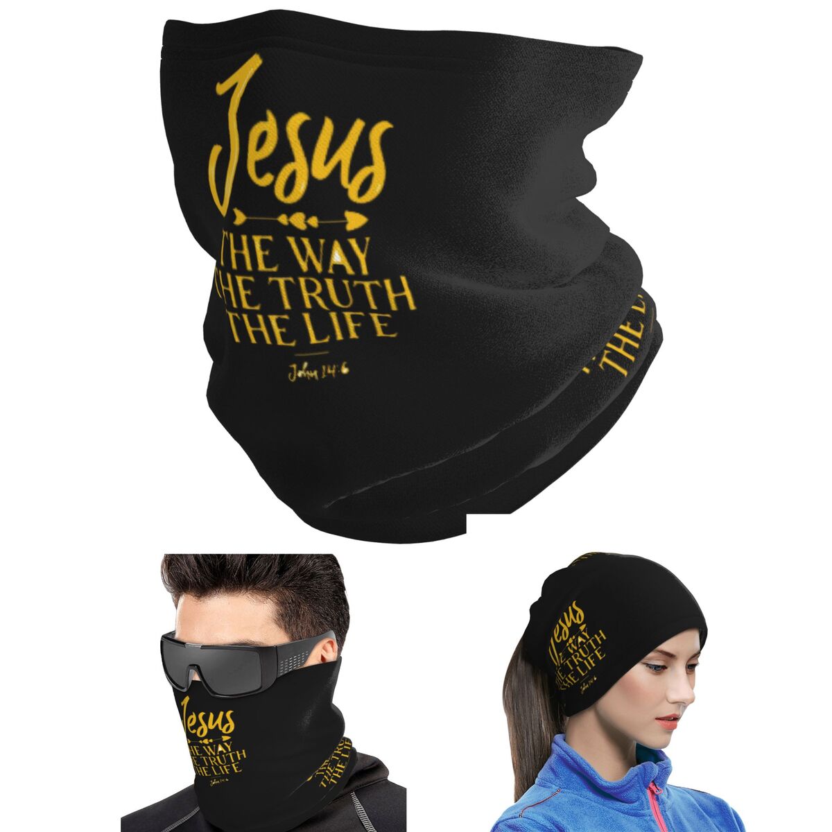 Bandana Multi Way - Иоанна 14:6 Иисус — Путь, Истина