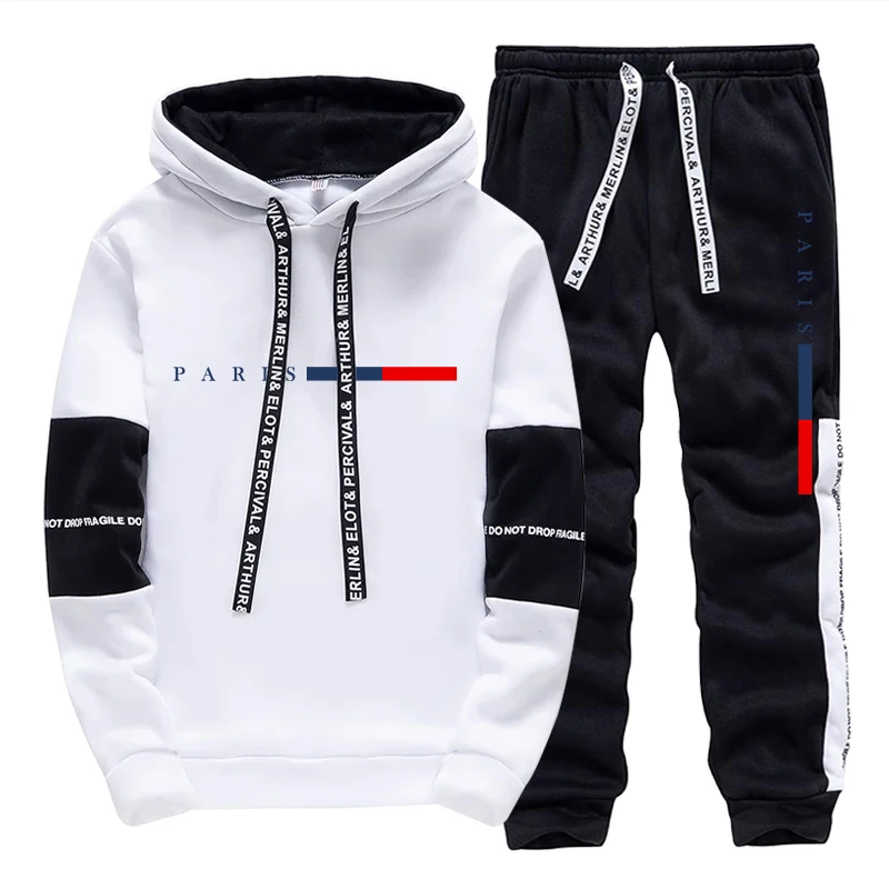 Street Fashion Winter - Мужской комплект: худи и брюки в
