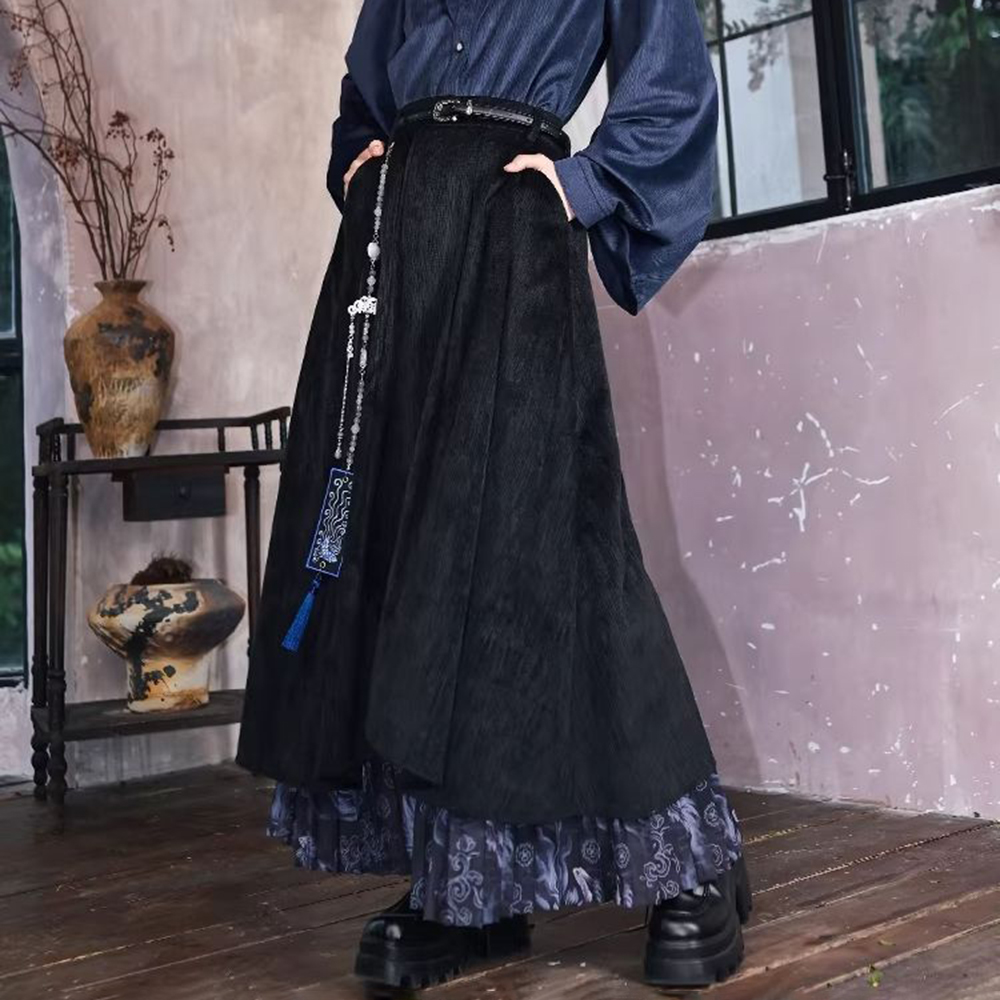 Street Fashion In Chinese - Летние новые унисекс-брюки-юбка в стиле пэчворк