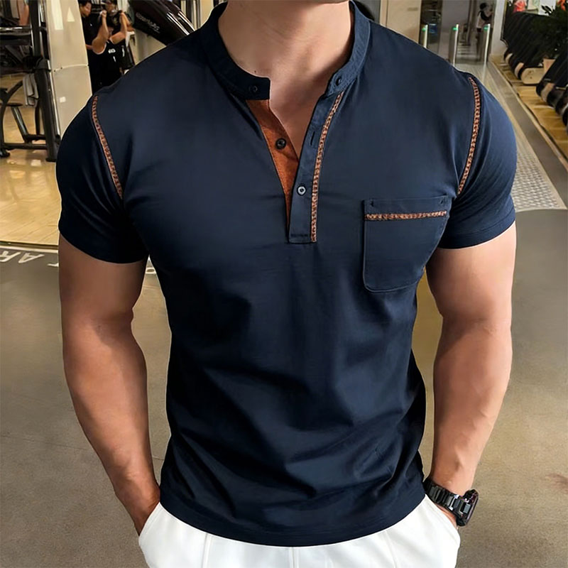 Street Fashion For Man - Новая летняя мужская рубашка-поло с воротником