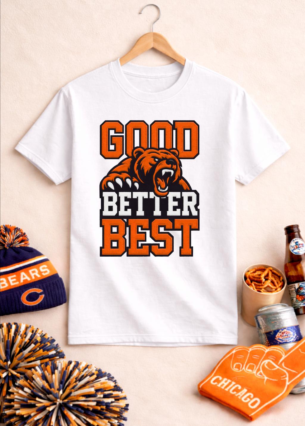 Футболка Good Better Best Bear – обзор и цена Street Fashion Chicago