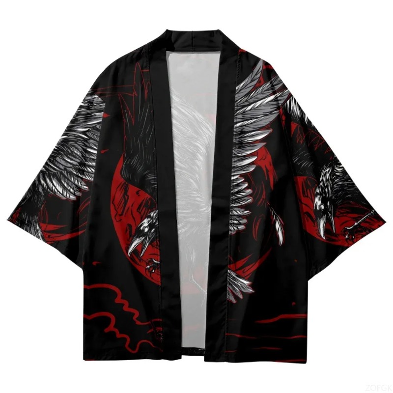 Модное открытое кимоно с принт – обзор и цена Street Fashion Kimono