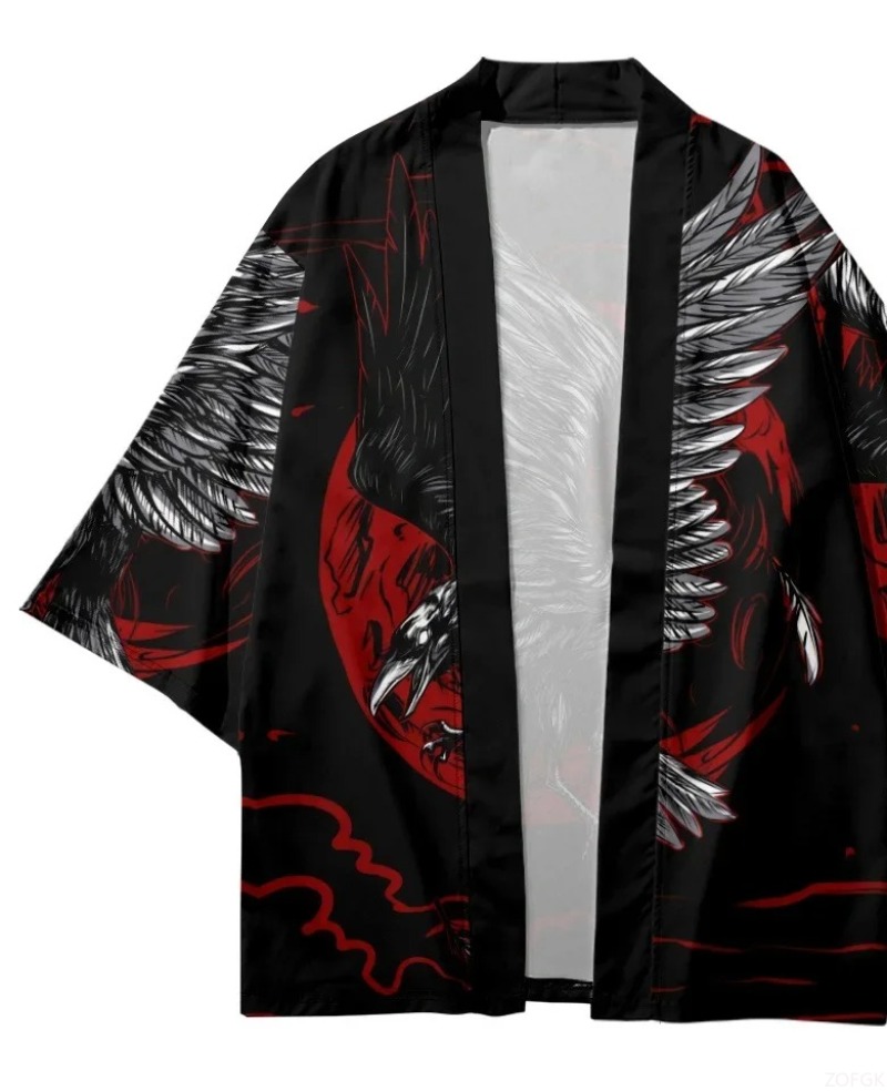 Модное открытое кимоно с принт – обзор и цена Street Fashion Kimono