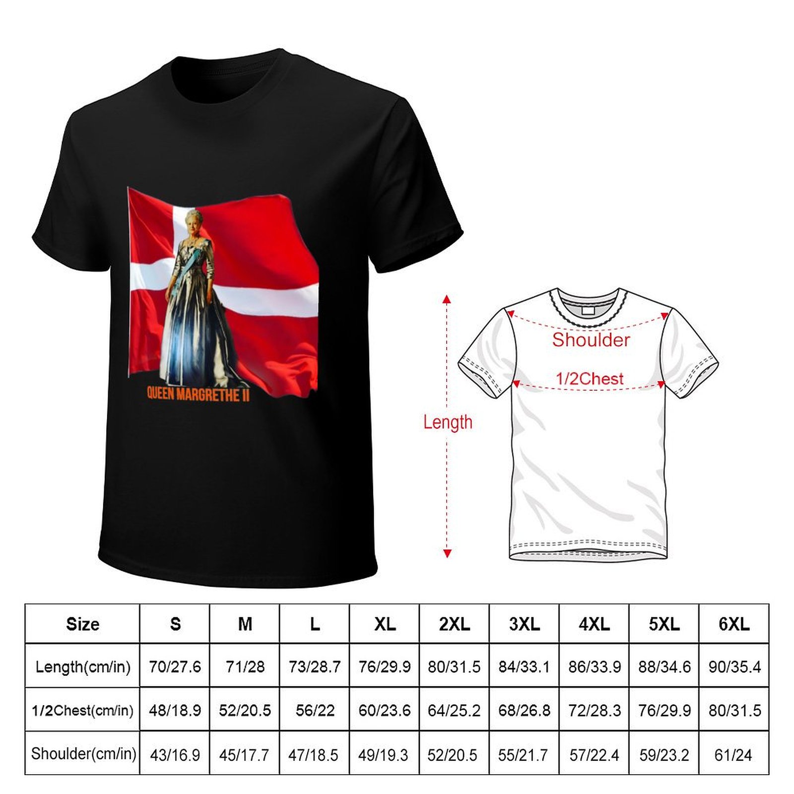Футболка королевы Маргреты II, – обзор и цена Queen Street Fashion