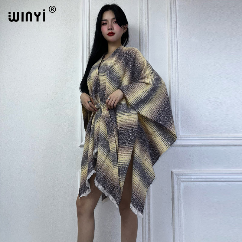 Зимняя куртка WINYI для женщин – обзор и цена Street Fashion Kimono
