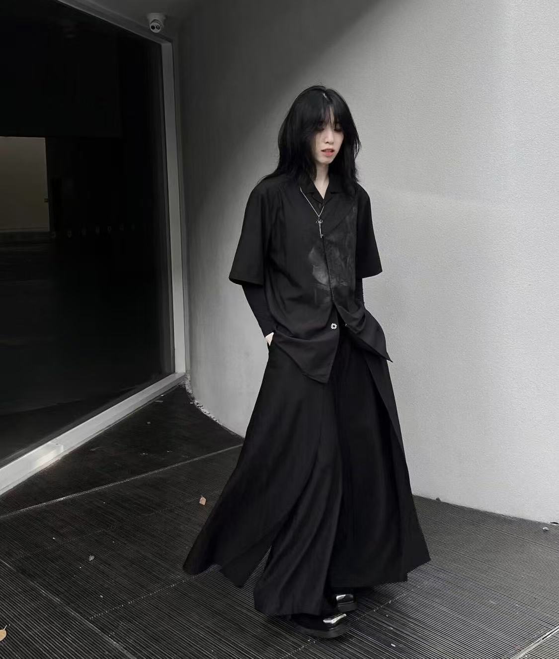Крутой черный новый костюм в к – обзор и цена Street Fashion In Chinese