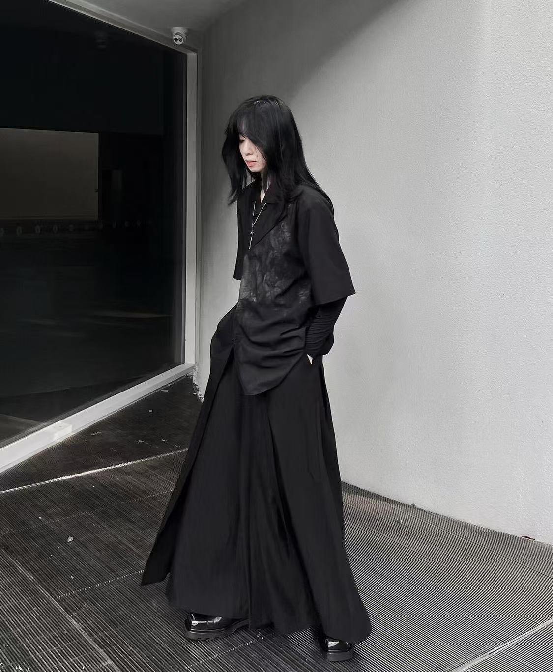 Крутой черный новый костюм в к – обзор и цена Street Fashion In Chinese