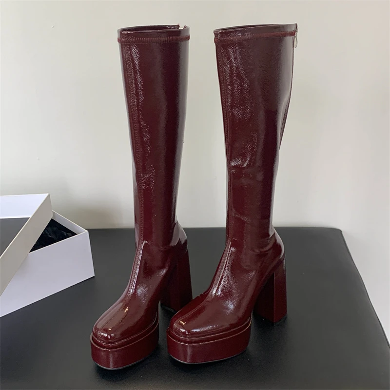 Зимние модные женские сапоги E – обзор и цена Street Fashion Winter