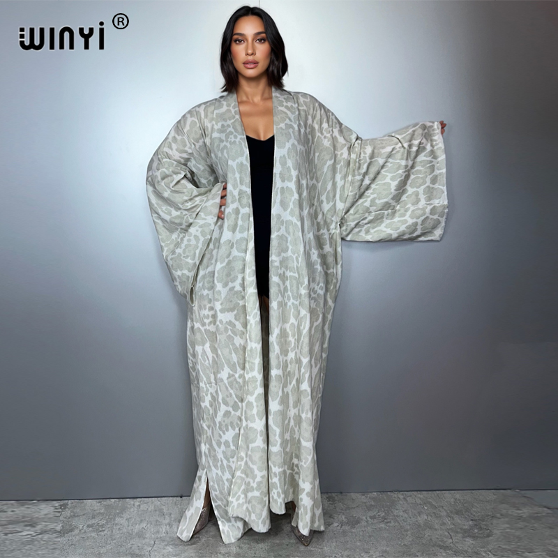 WINYI зимний леопардовый карди – обзор и цена Street Fashion Kimono