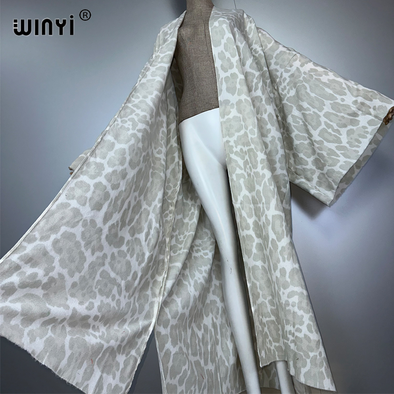 WINYI зимний леопардовый карди – обзор и цена Street Fashion Kimono