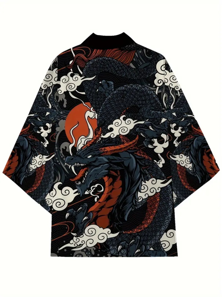 Мужское модное японское летнее – обзор и цена Street Fashion Kimono