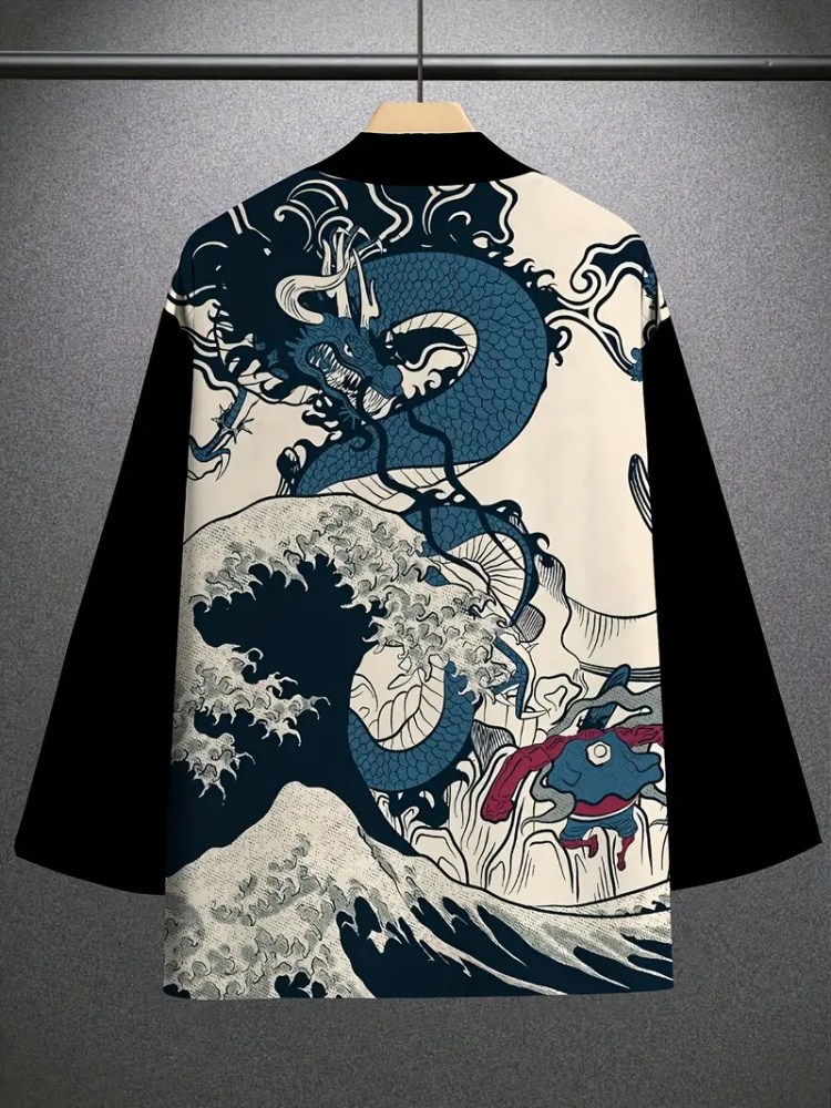 Мужское модное японское летнее – обзор и цена Street Fashion Kimono
